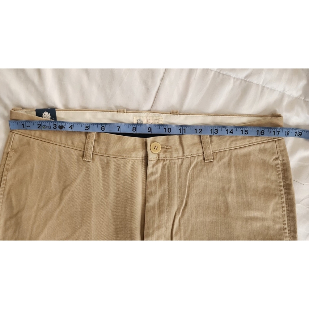 New J. Crew High-Rise Girlfriend Chino Pants in Khaki color Size 34X32 - Picture 6 of 11